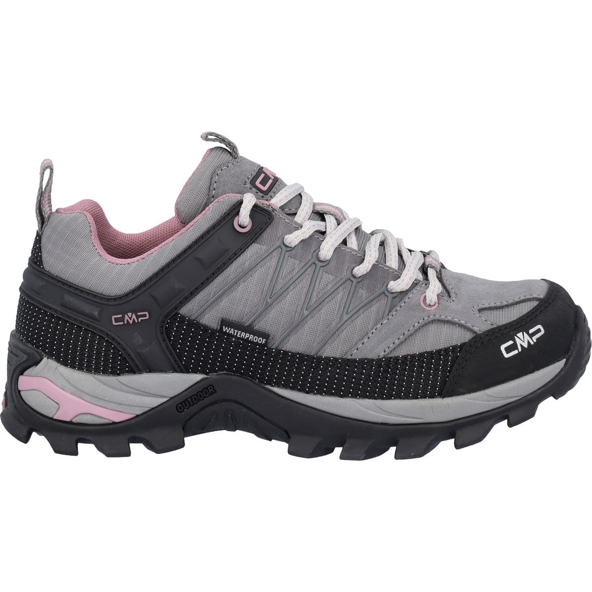 Rigel Low waterproof Damen Trekking-Halbschuhe, grau, Größe 37 37
