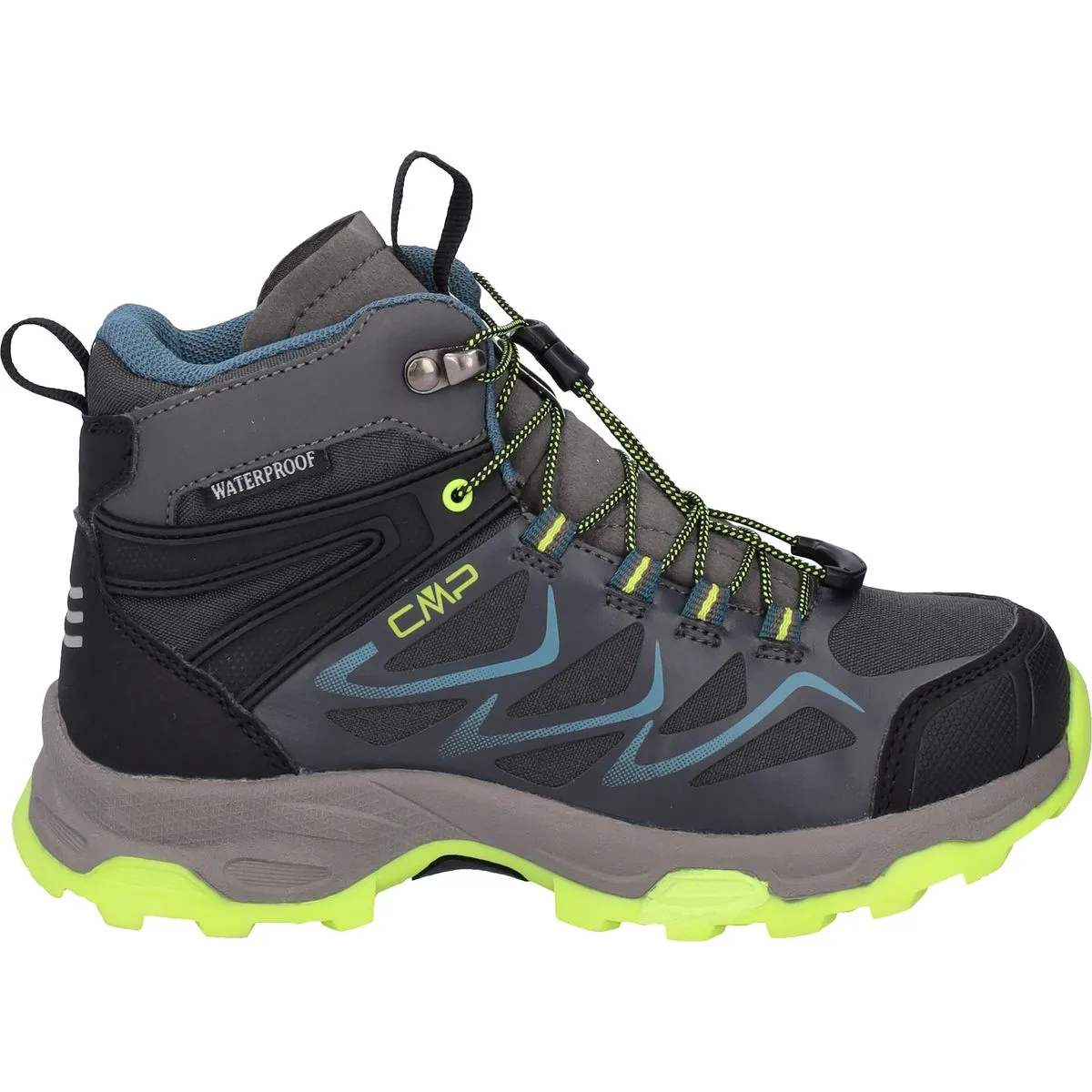 Byne Mid waterproof Outdoor Kinder Trekkingstiefel, grau, Größe 33 33