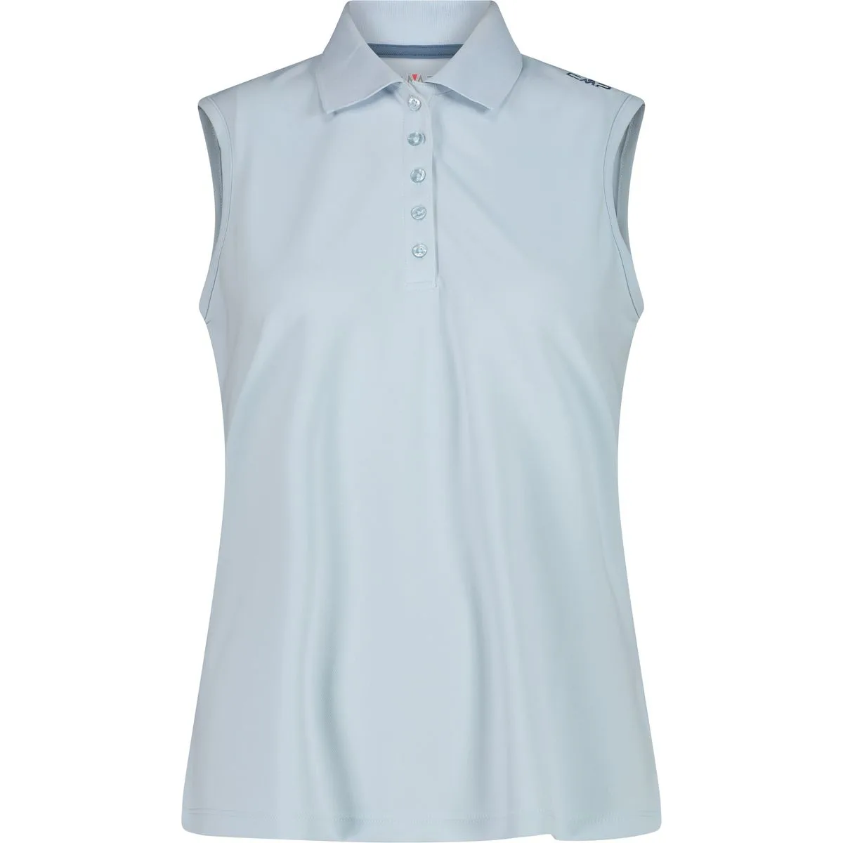 Polo Sleeveless Damen Poloshirt, hellblau 42