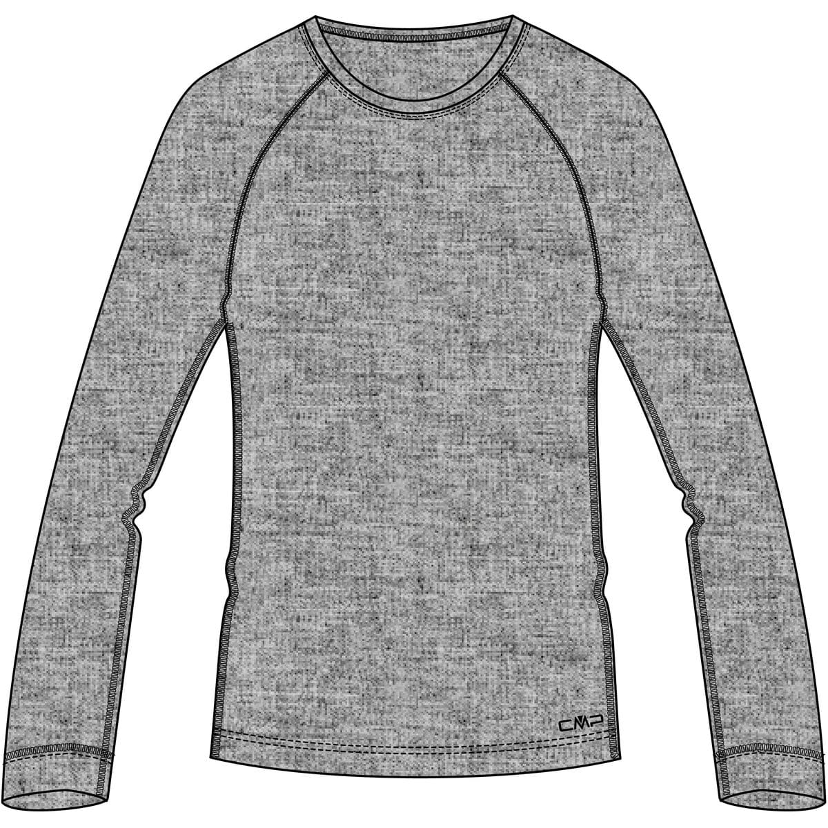 CMP Sweat Damen Unterhemd, grau D36