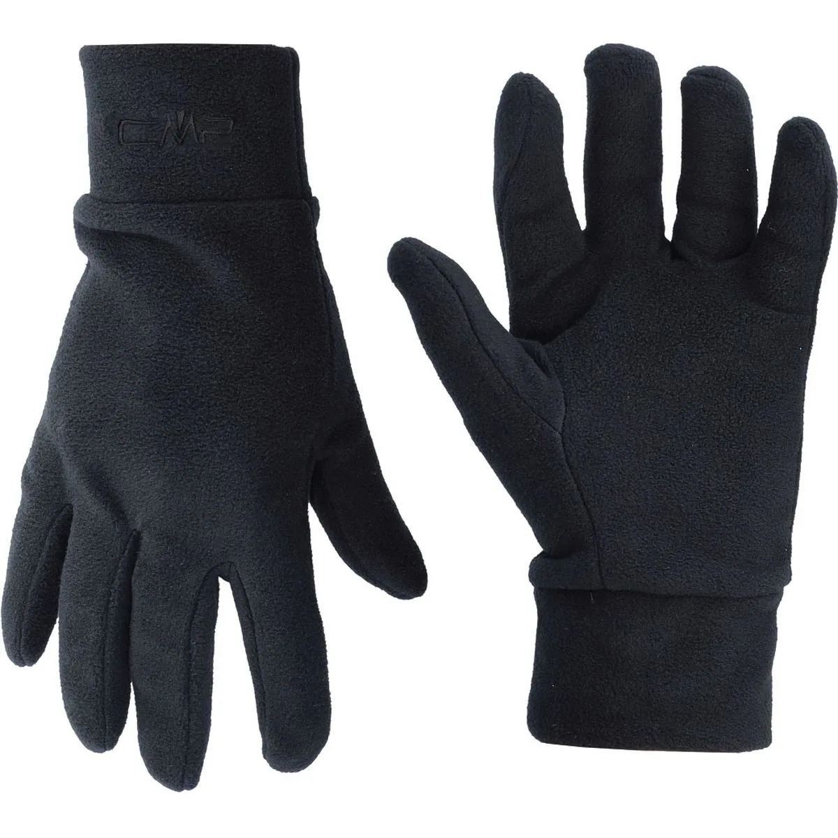 Fleece Gloves Damen Fingerhandschuhe, schwarz L