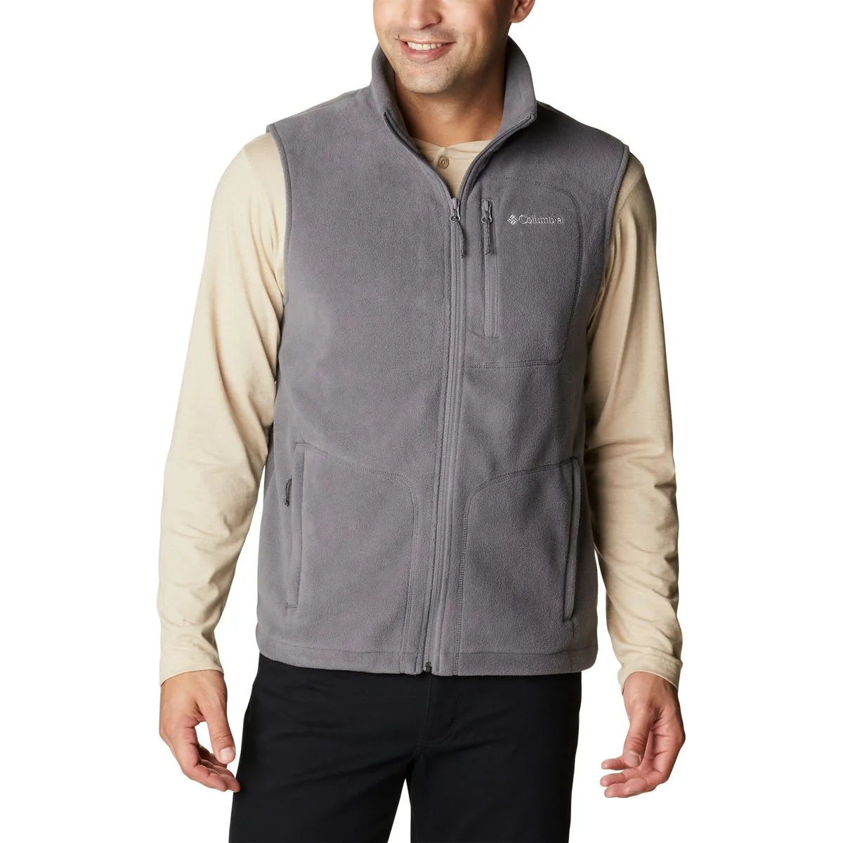 Fast Trek Fleece Herren Weste, grau XXL