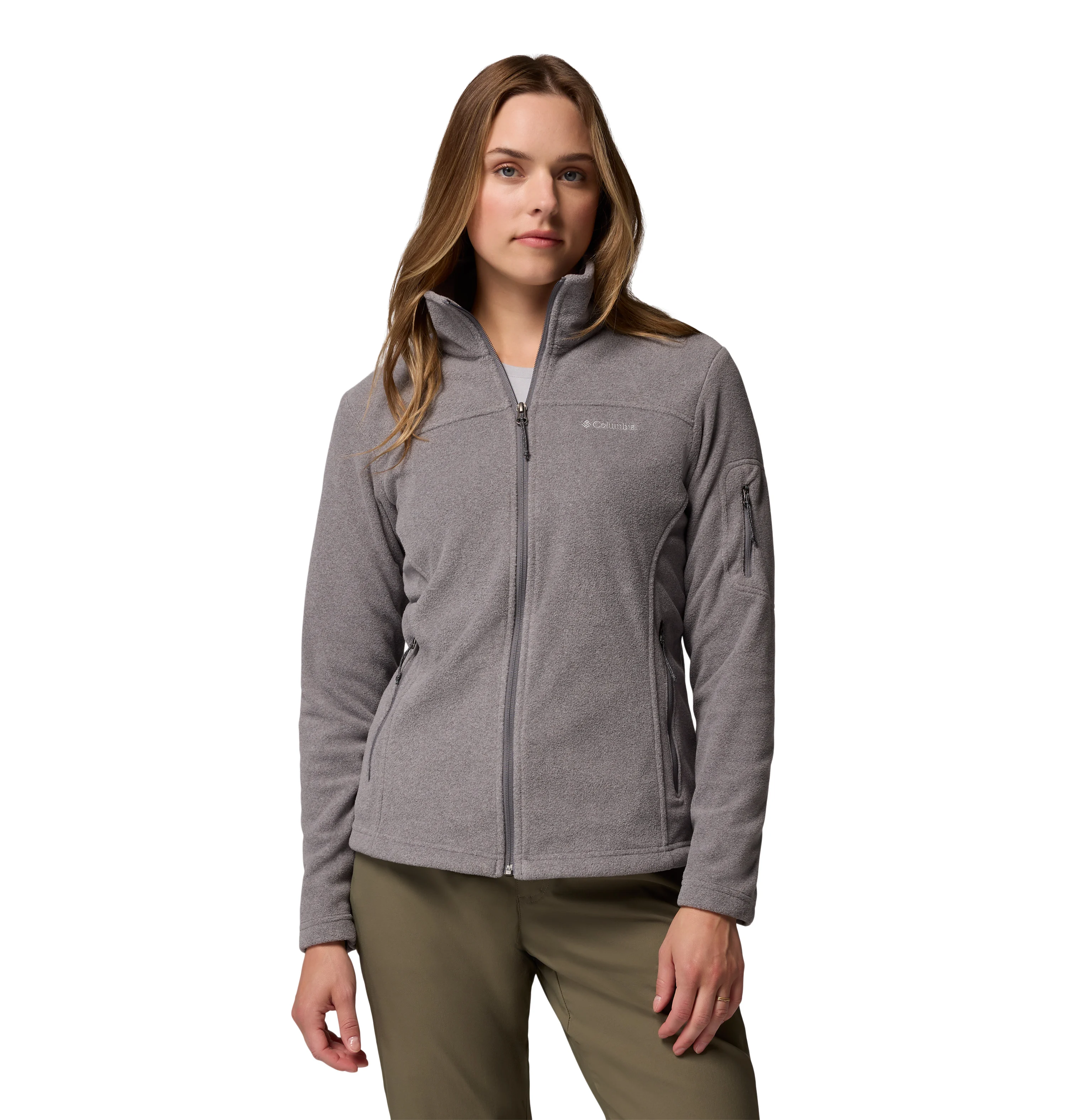 Fast Trek II Damen Rollkragenpullover, grau L
