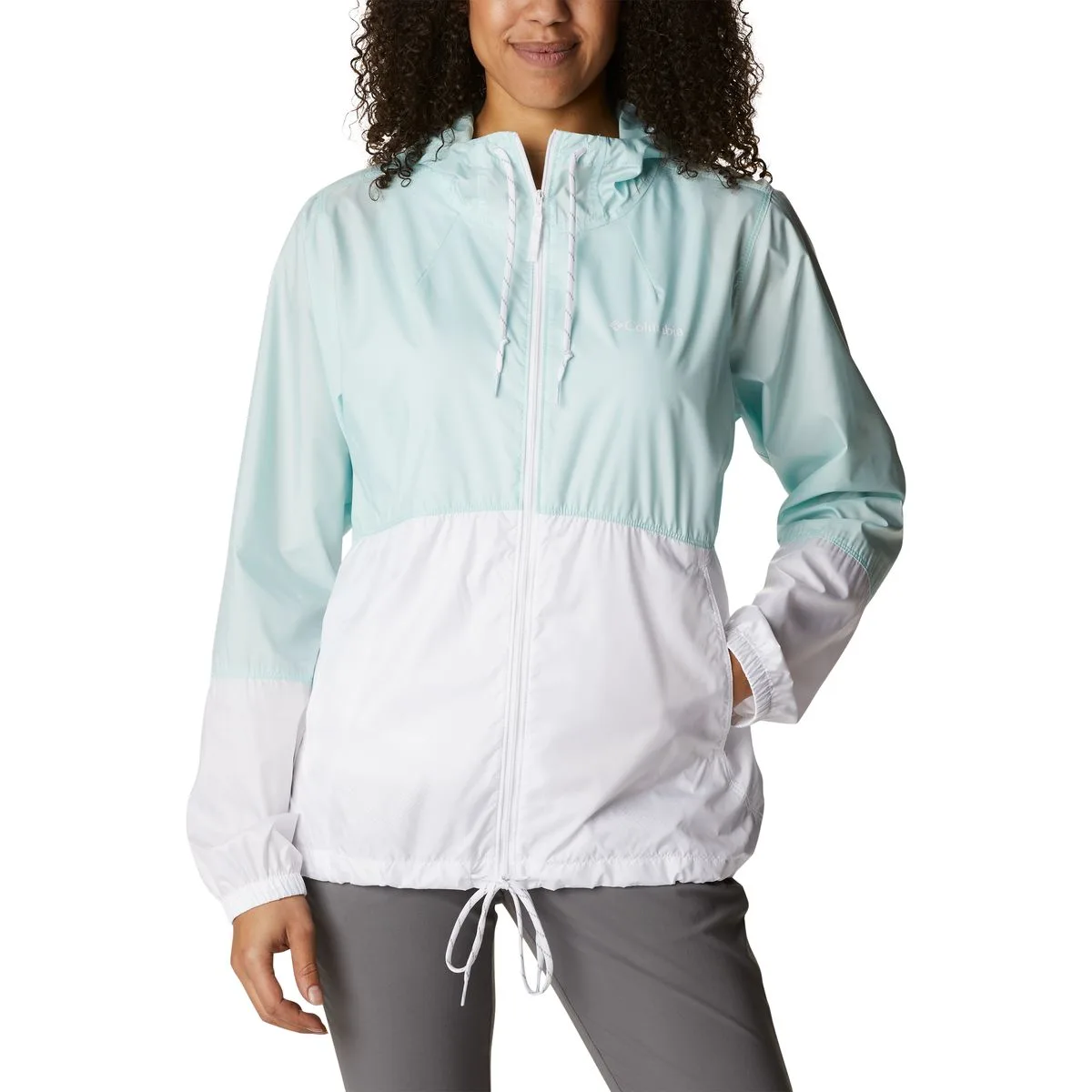 Flash Forward Damen Schlupfjacke, hellblau XXL