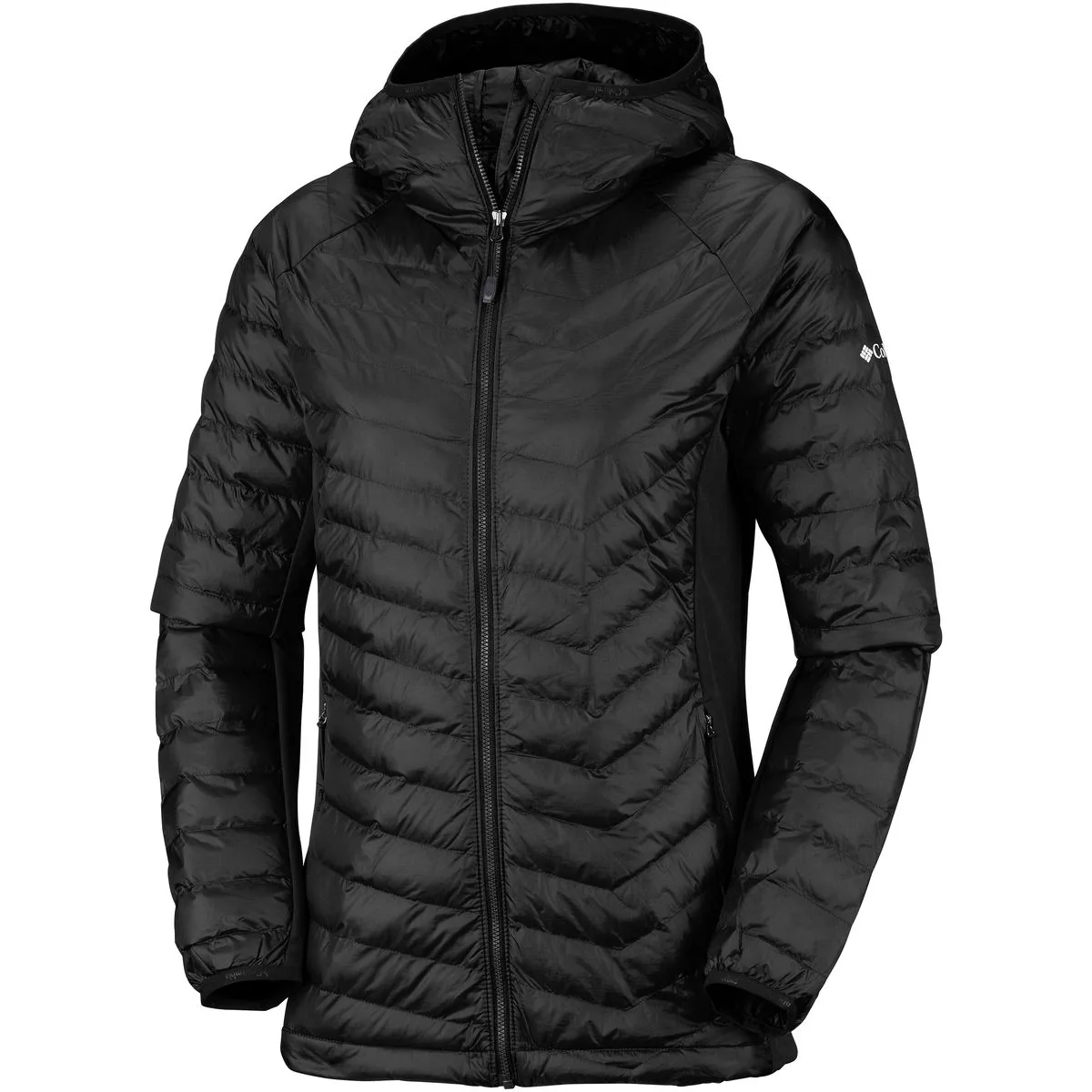 Powder Pa Hooded Damen Jacke, schwarz S