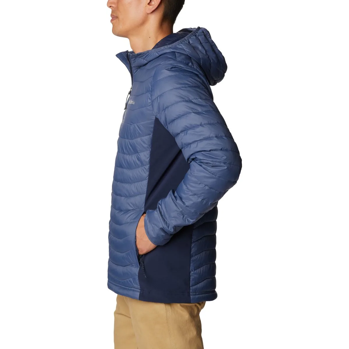 Powder Pa Hooded Herren Jacke, blau XXL