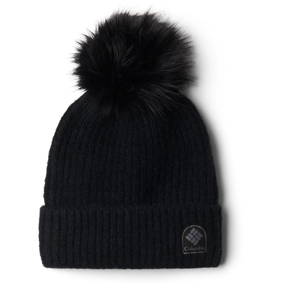 Columbia Winter Blur Pom Pom Hut, schwarz