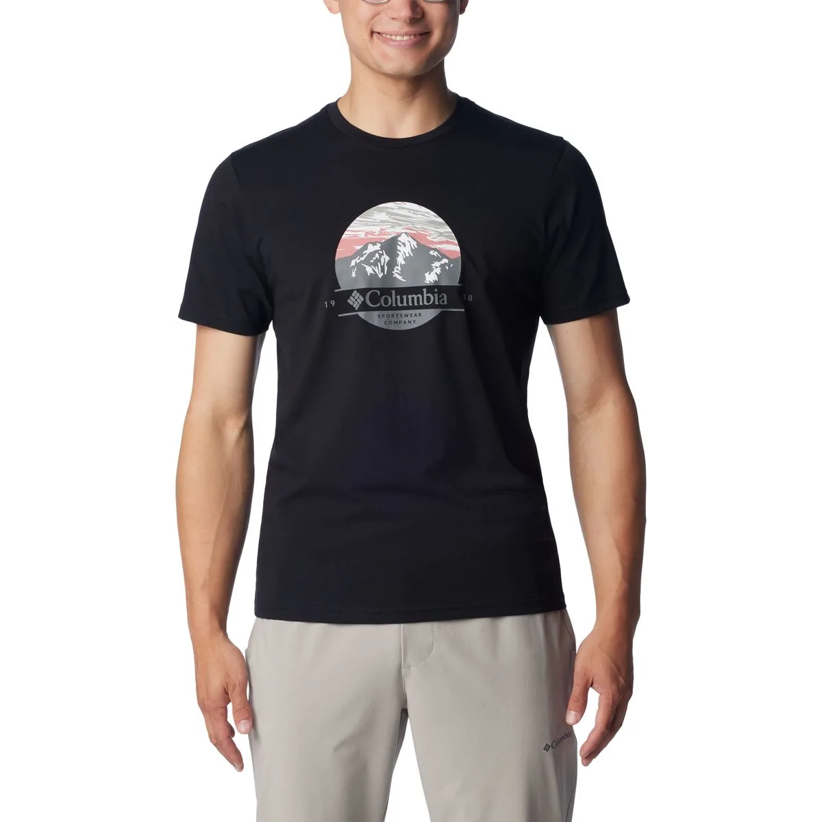 Path Lake Graphic II Herren T-Shirt, grau S