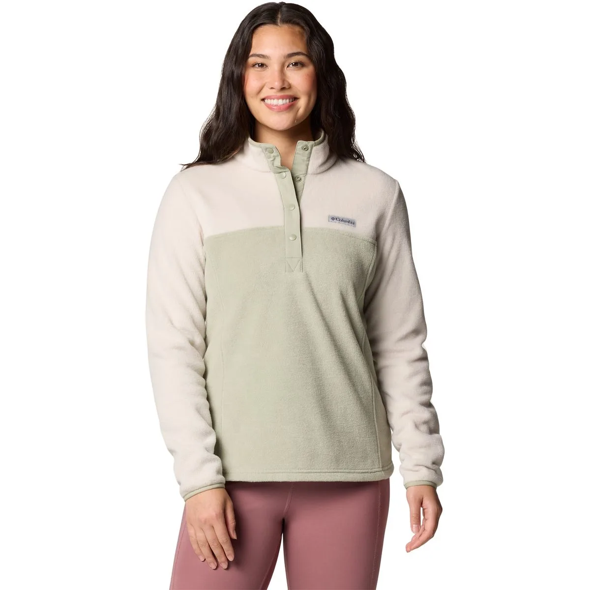 Benton Springs 1/2 Snap II Damen Rollkragenpullover, braun XL
