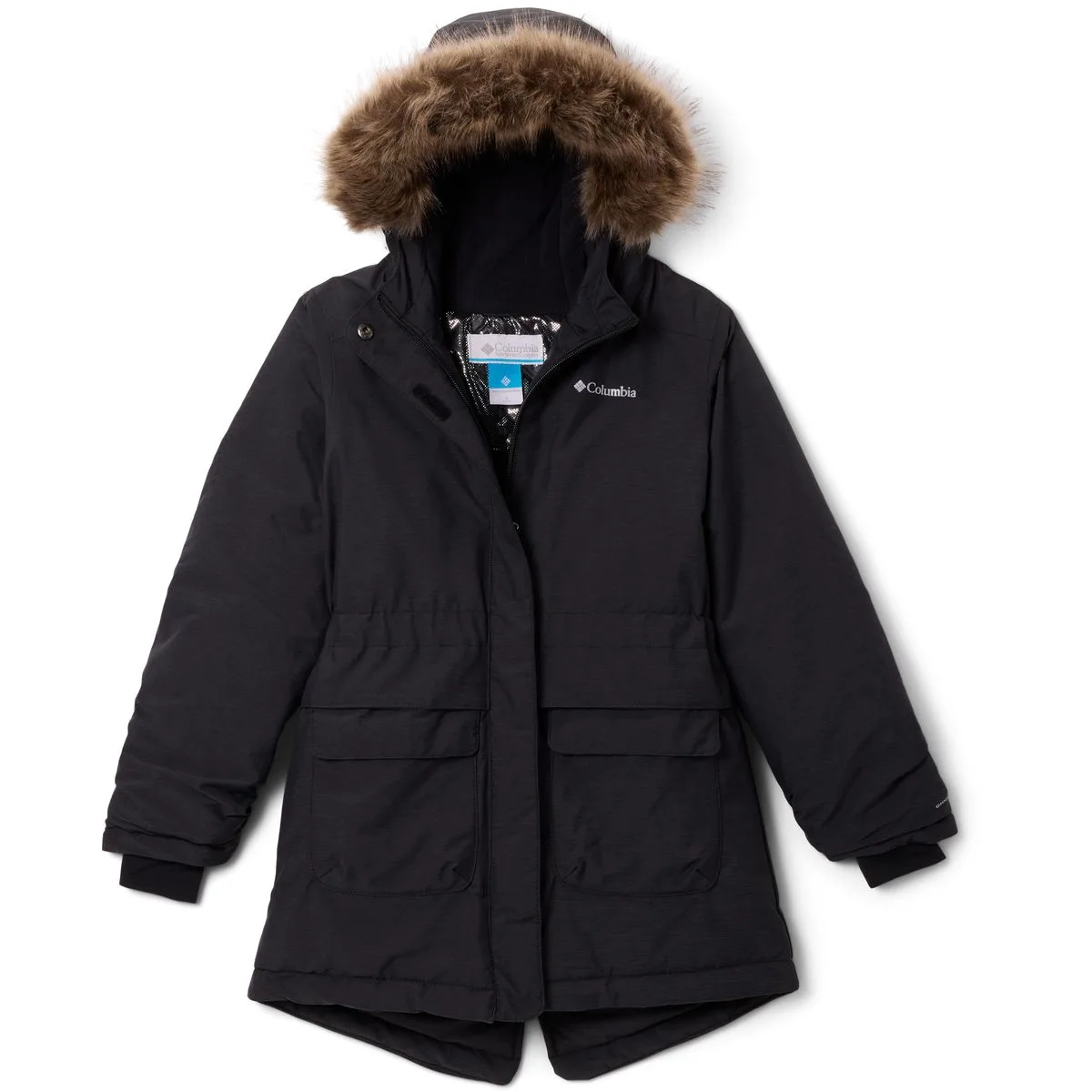 Nordic Strider II Mädchen Jacke, schwarz L