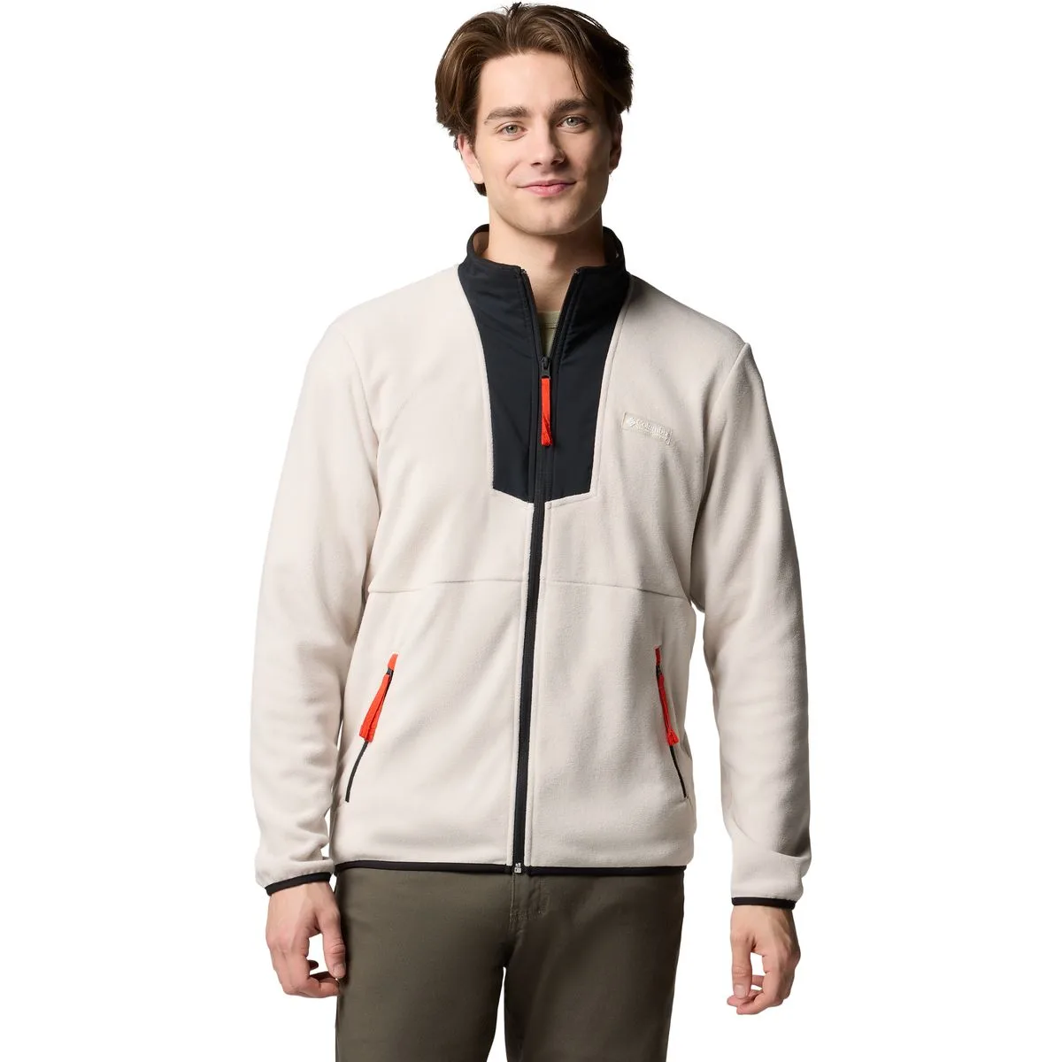 Sequoia Grove Full Zip Fleece Herren Rollkragenpullover, braun XXL