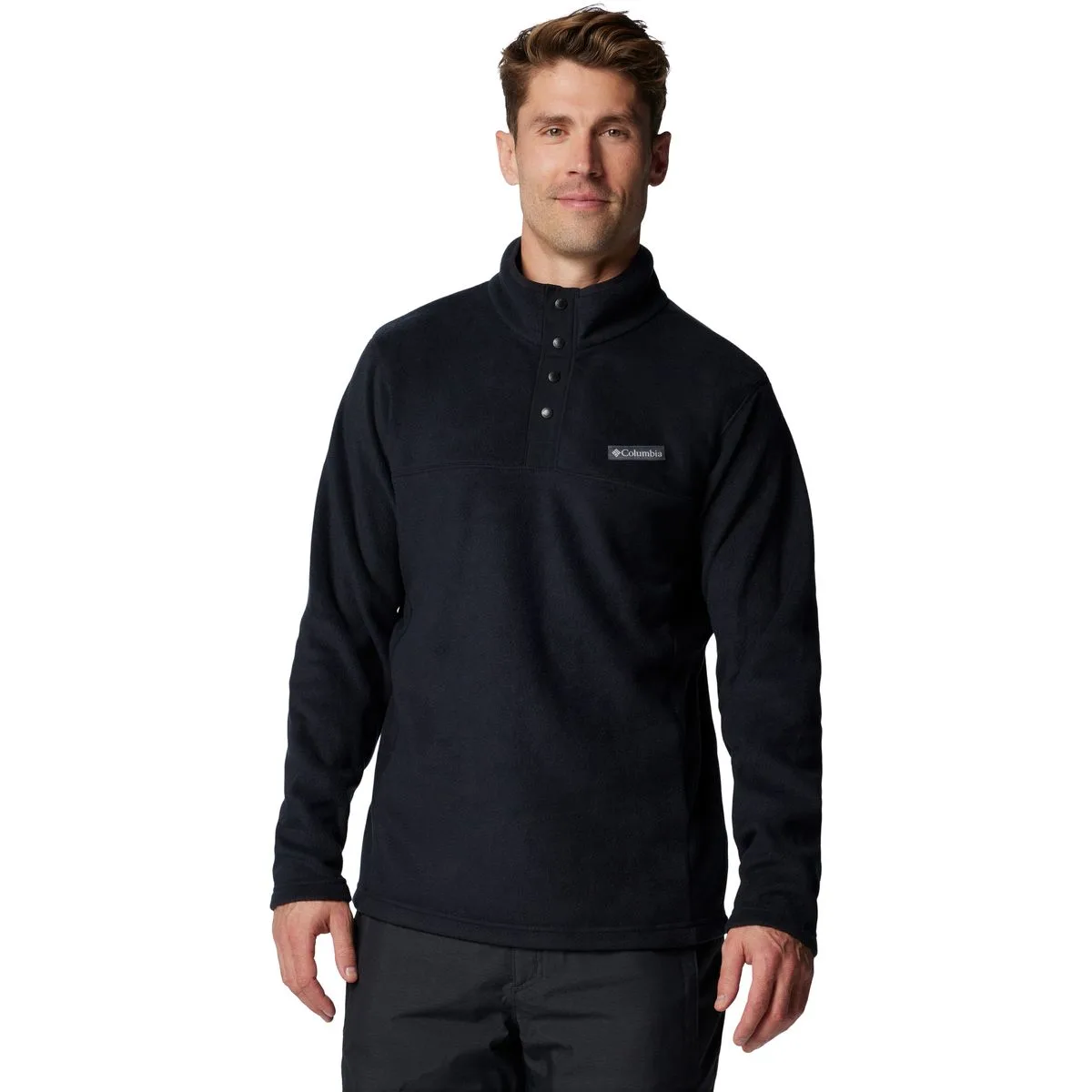 Steens Mountain Half Snap II Herren Midlayer, schwarz XXL