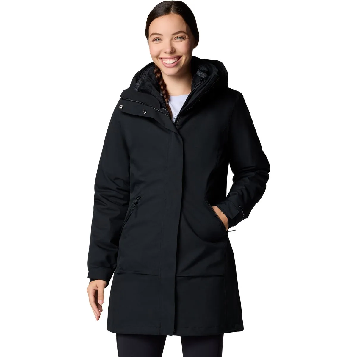 Pulaski II Interchange Damen Doppeljacke, schwarz XL