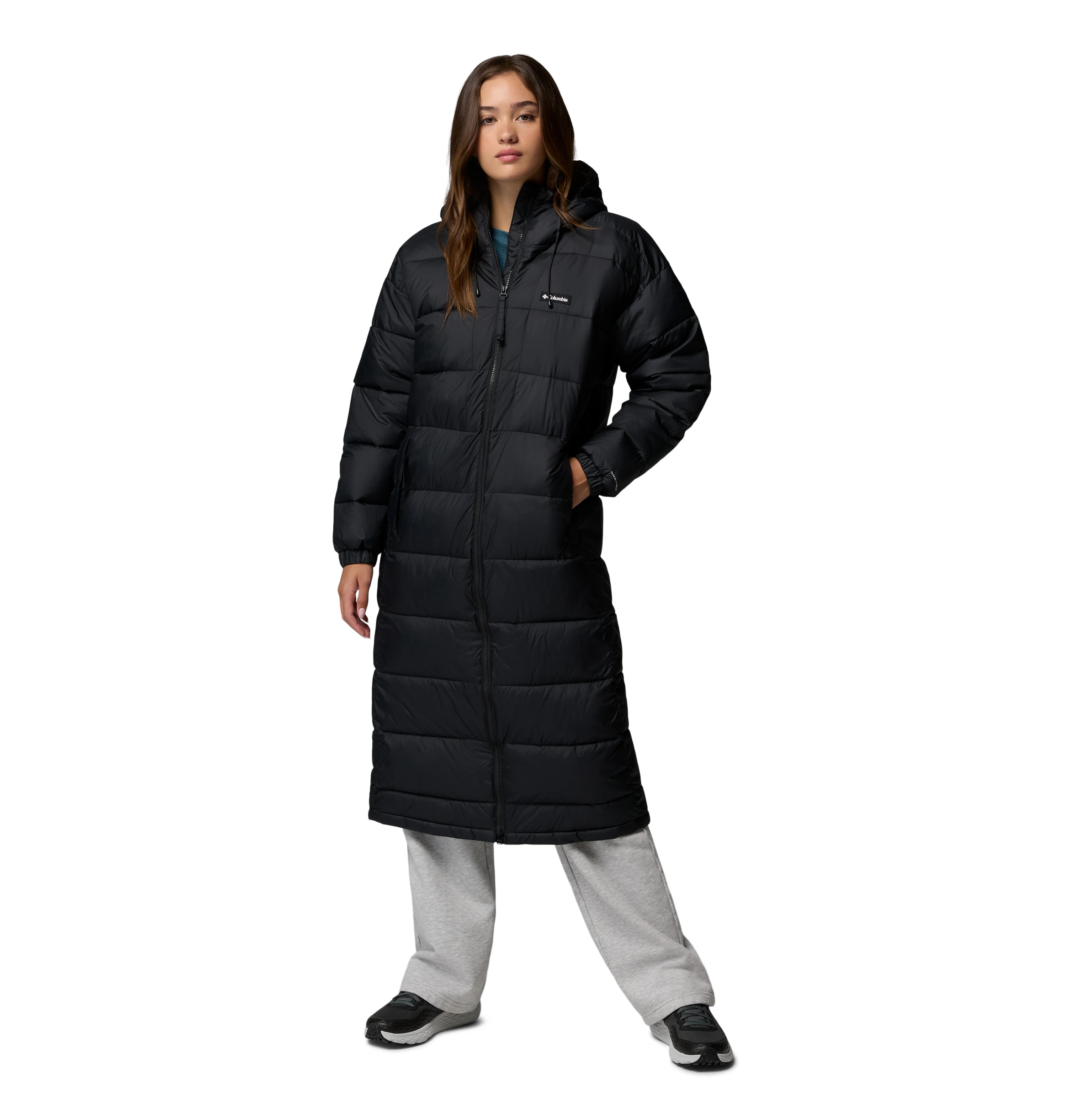 Pike Lake III Long Damen Jacke, schwarz M
