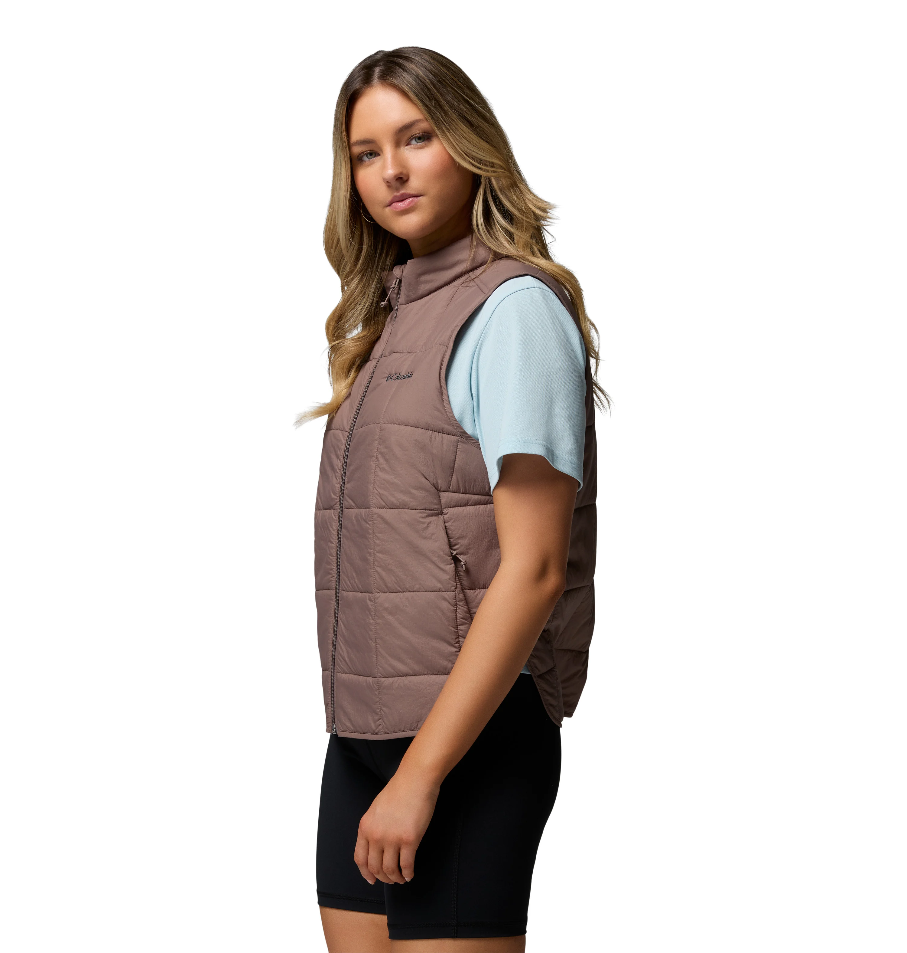 Sienna Hill Quilted Damen Weste, braun M