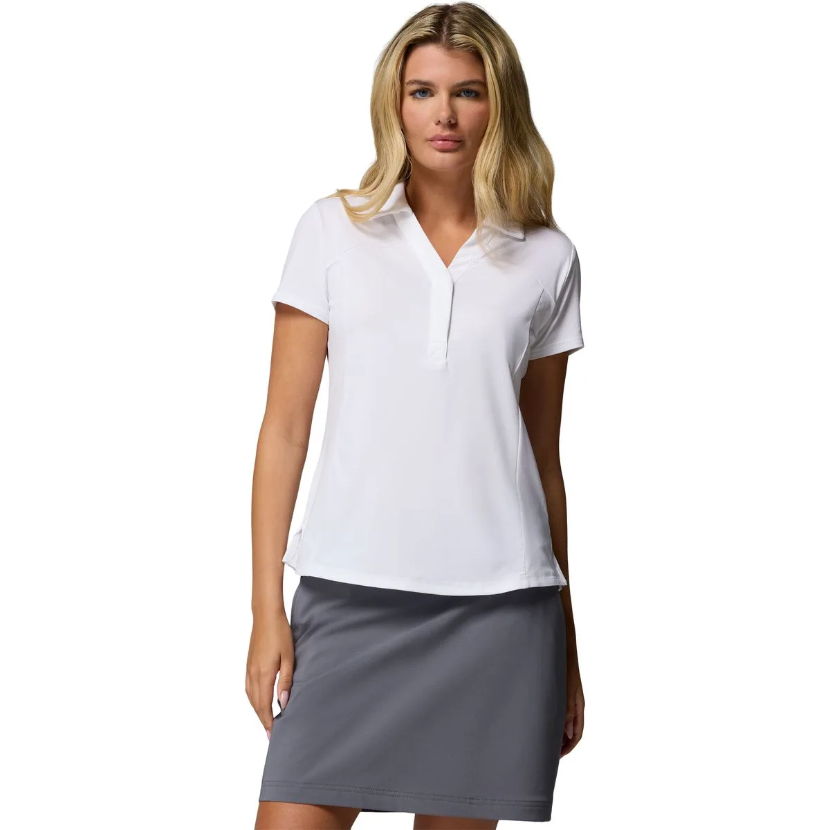 Ridgehaven Damen Poloshirt, weiß S