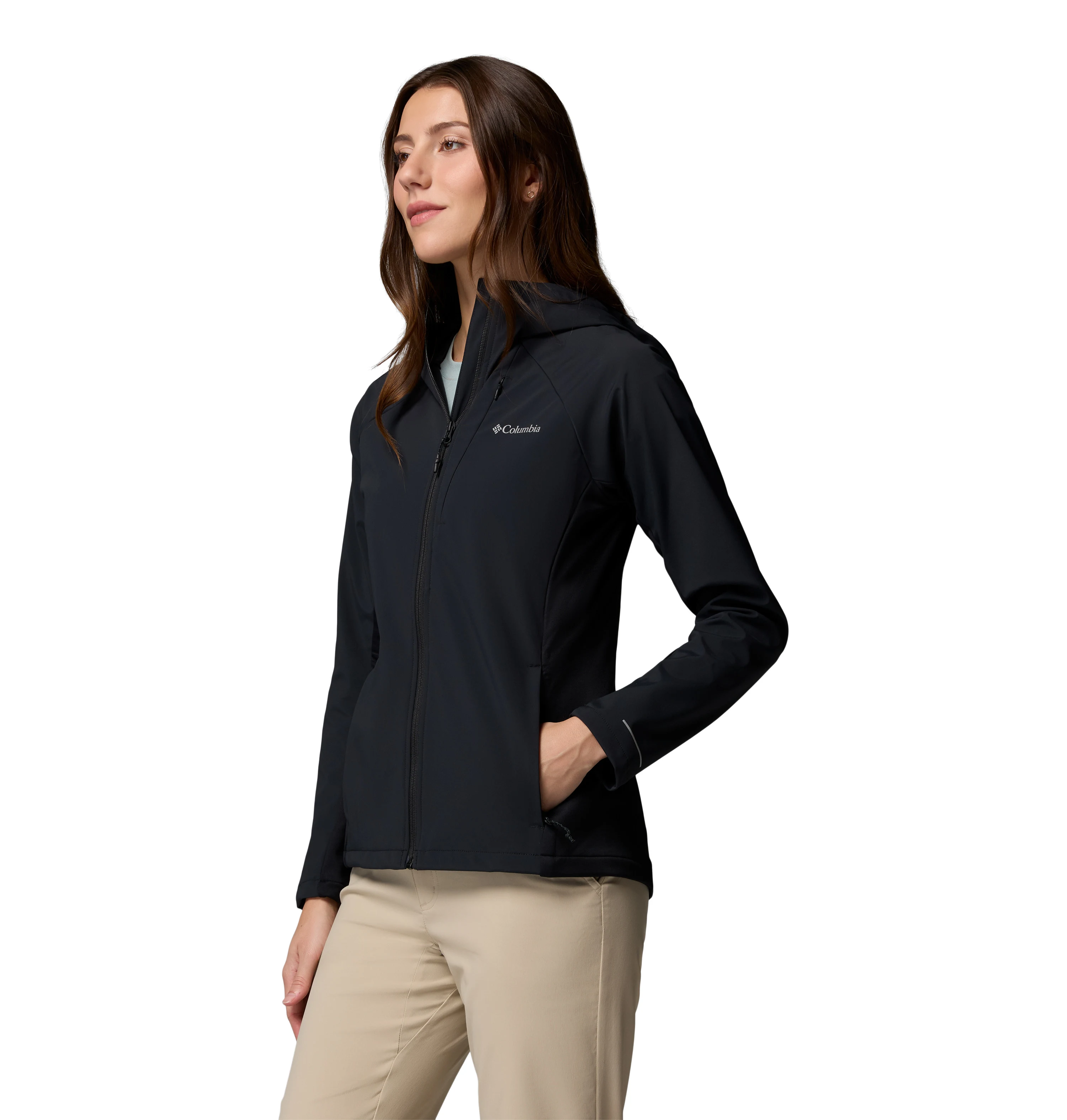 Trailborne Damen Jacke, schwarz L