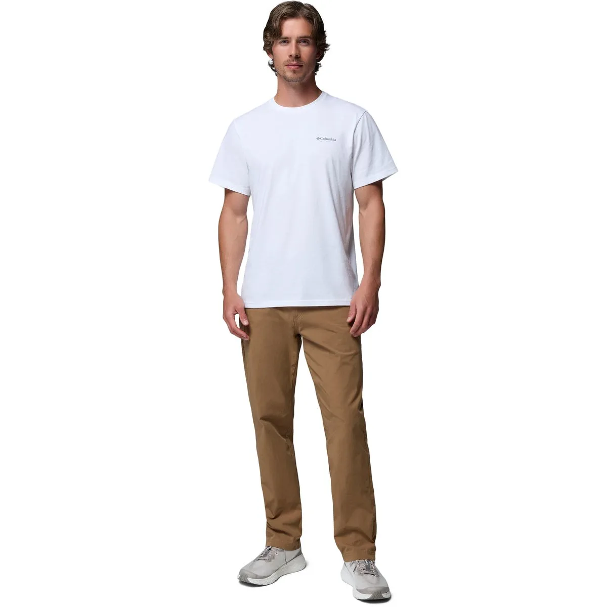CSC Outdoor Back Graphic Herren T-Shirt, weiß L