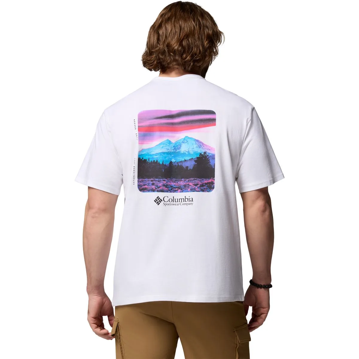 CSC Heavyweight Back Graphic Herren T-Shirt, weiß M