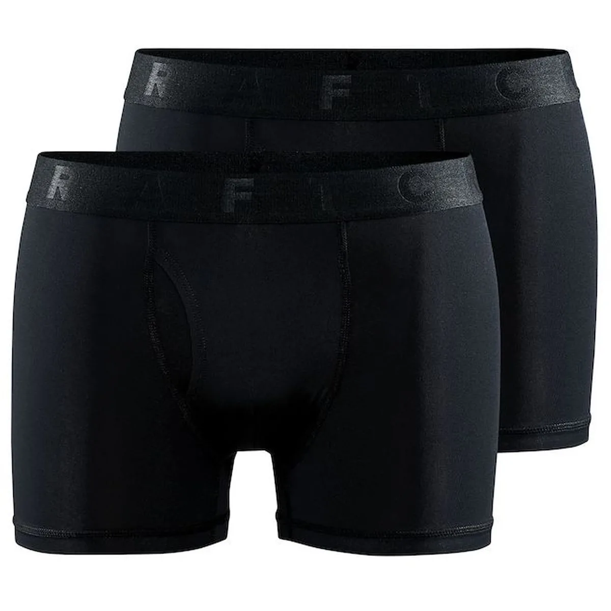 Core Dry 3-Inch 2er-Pack Herren Unterhose, schwarz XL