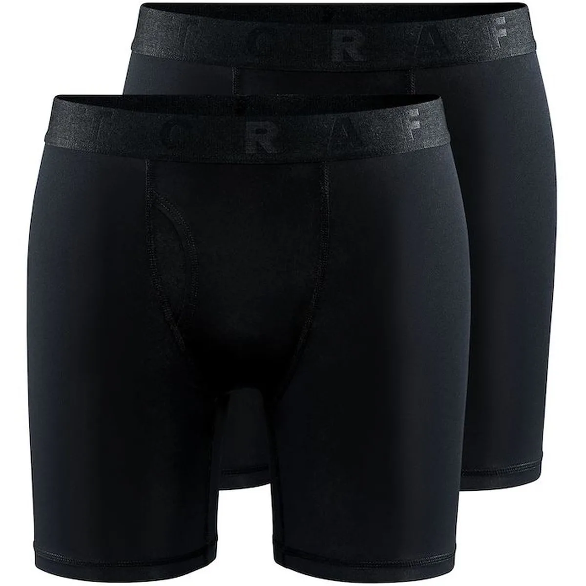 Core Dry 6-Inch 2er-Pack Herren Unterhose, schwarz XXL
