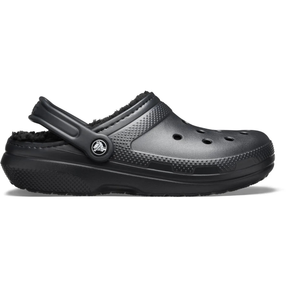 Classic Lined Clogs, schwarz 6