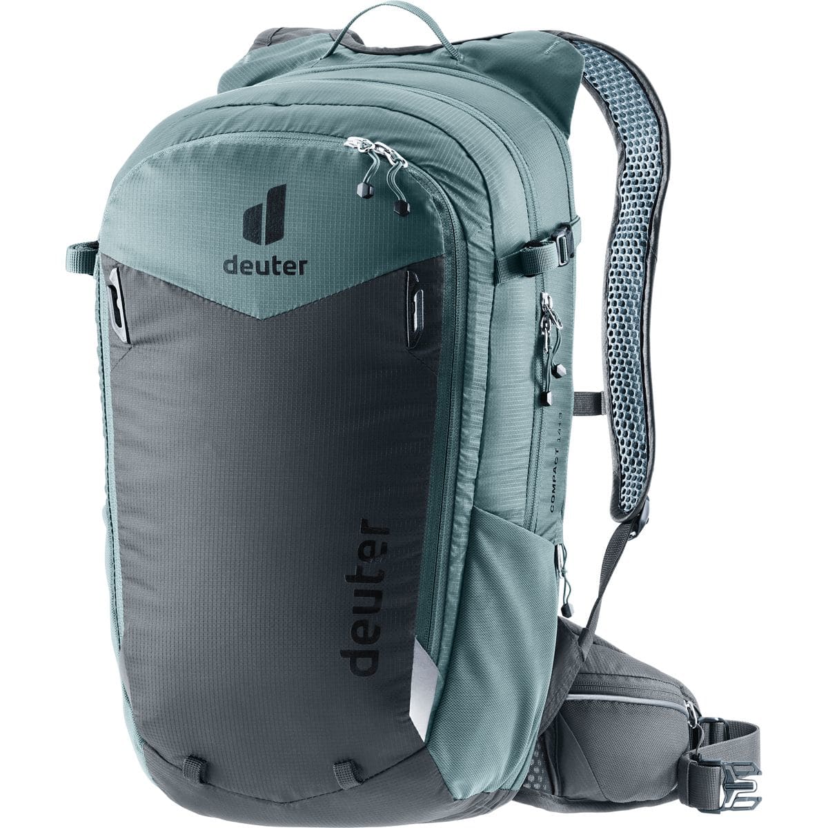 Compact 14+3 Herren Bikerucksack, grau 14