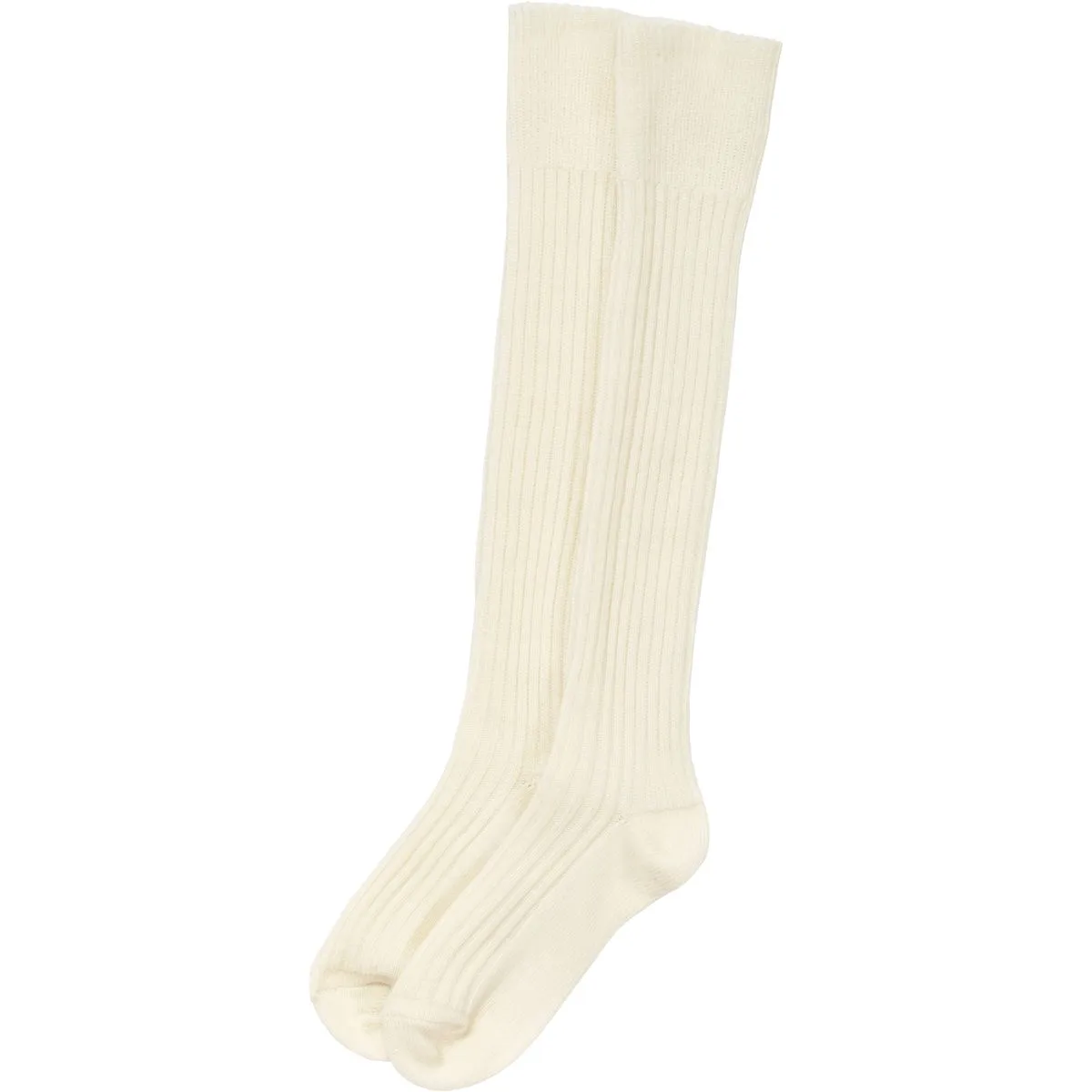 Merino Long Stocking Socken, weiß 38-40