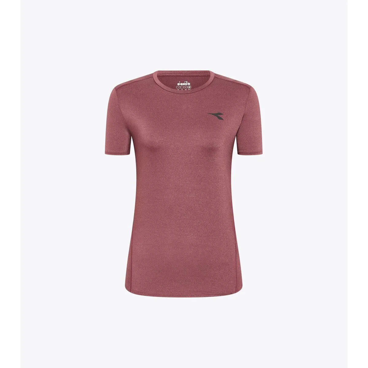 Tech Run Crew Damen T-Shirt, rot XL