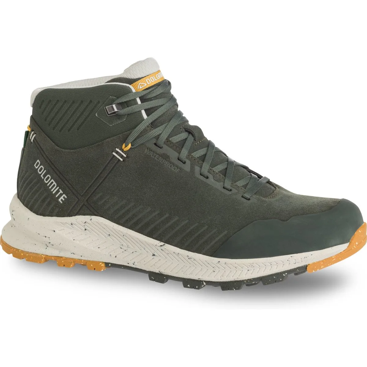 Carezza Leather Mid WP Herren Freizeitschuhe, grün, Größe 44 ½ 44 ½