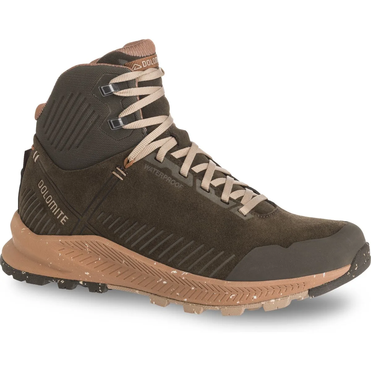Carezza Leather Mid WP Damen Freizeitschuhe, braun, Größe 42 ½ 42 ½
