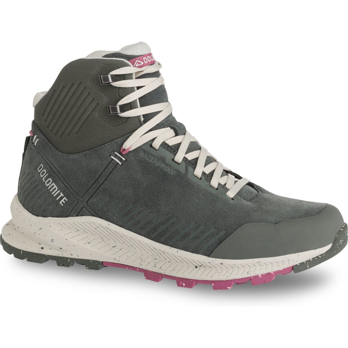 Carezza Leather Mid WP Damen Freizeitschuhe, grün, Größe 40 40