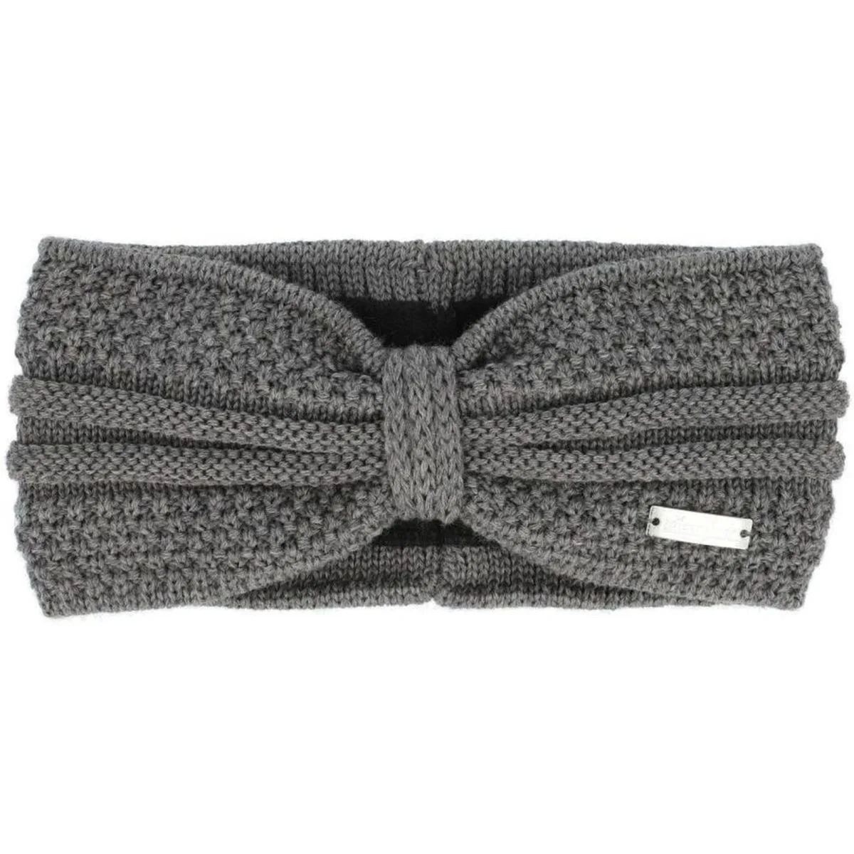 Esmeraldal Merino Stirnband, grau OneSize