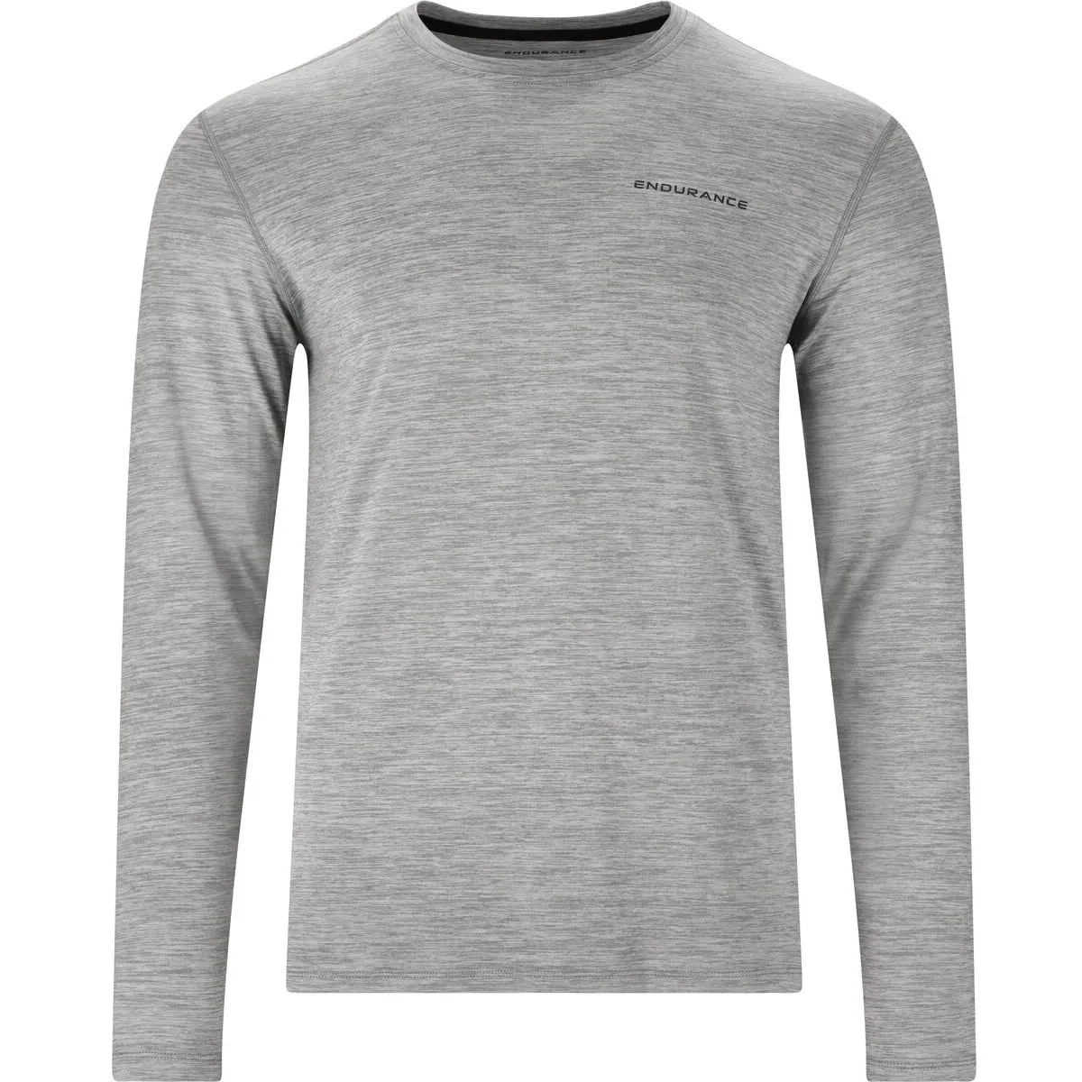 Abdon Melange Herren Longsleeve, grau 3XL