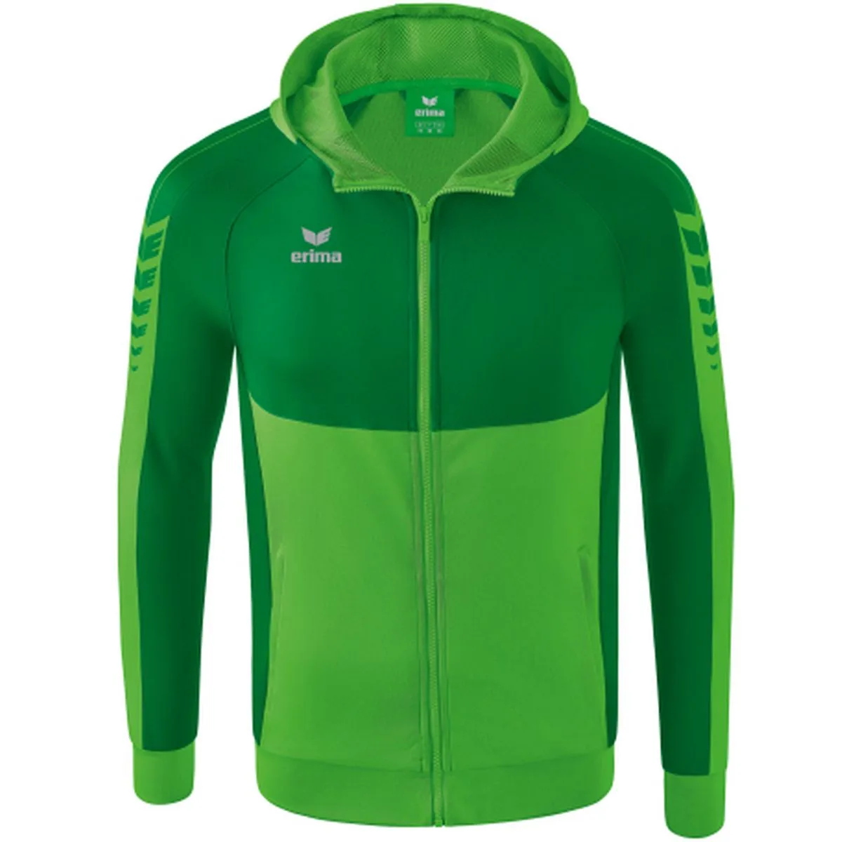 Six Wings mit Kapuze Kinder Kapuzensweater, grün 116