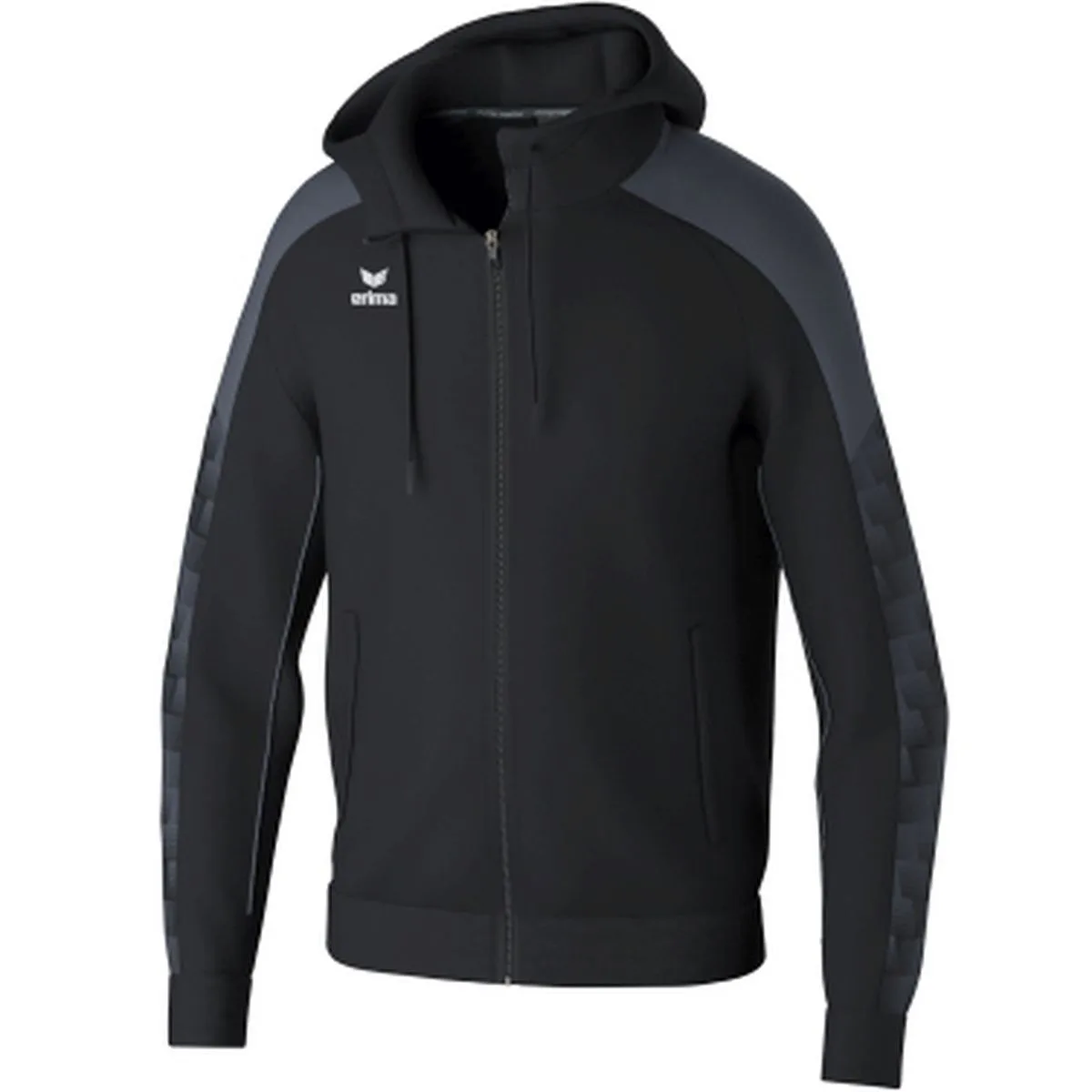 Evo Star mit Kapuze Kinder Kapuzensweater, schwarz 140
