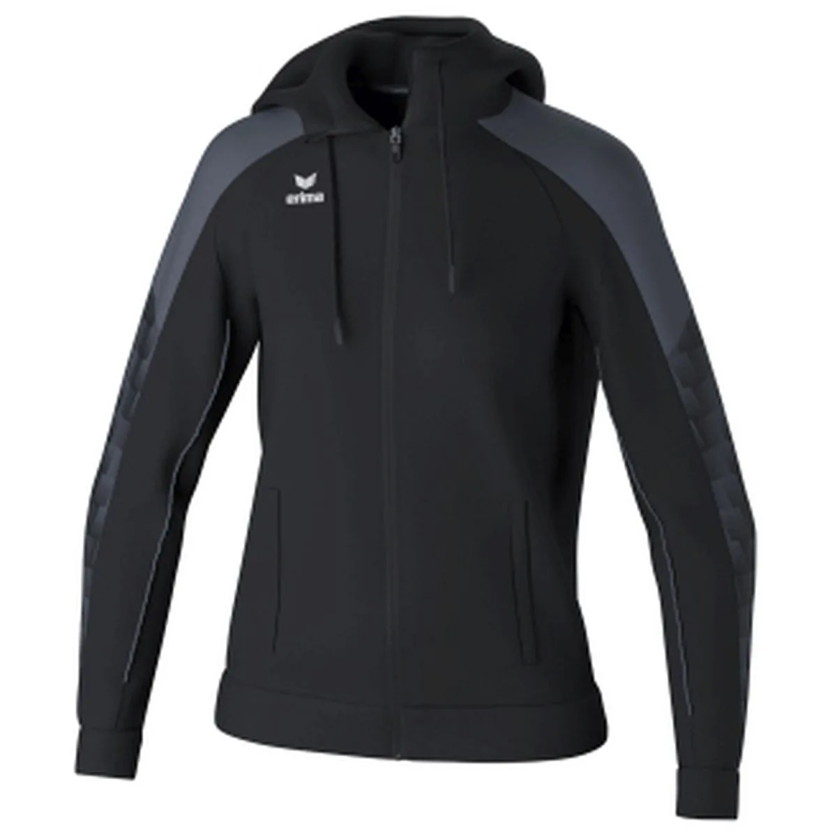 Evo Star mit Kapuze Damen Kapuzensweater, schwarz 44
