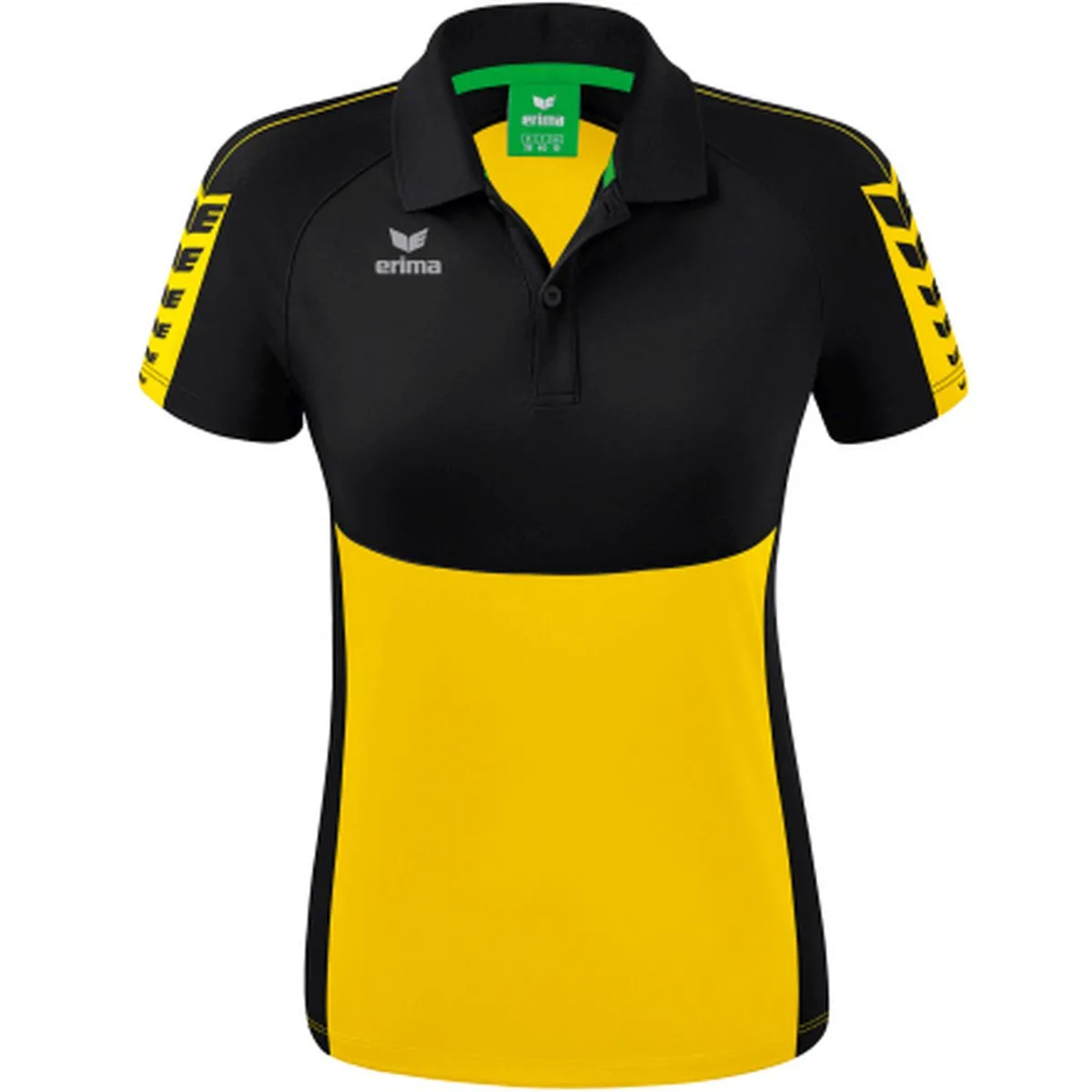 Six Wings Damen Poloshirt, gelb 38