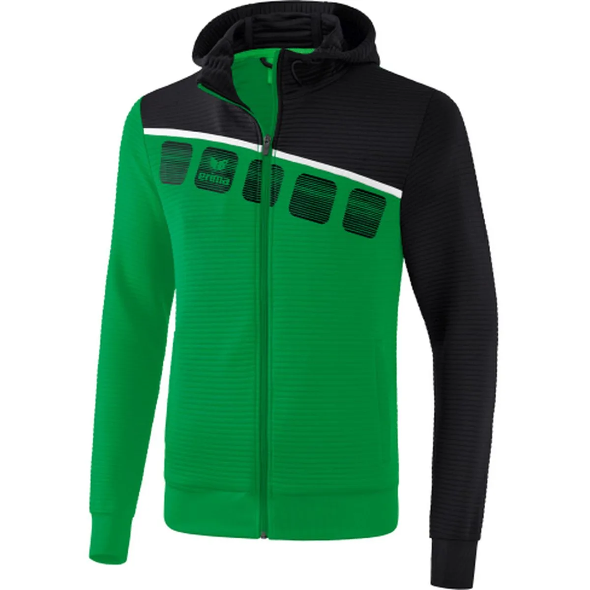 C mit Kapuze Kapuzensweater, grün S