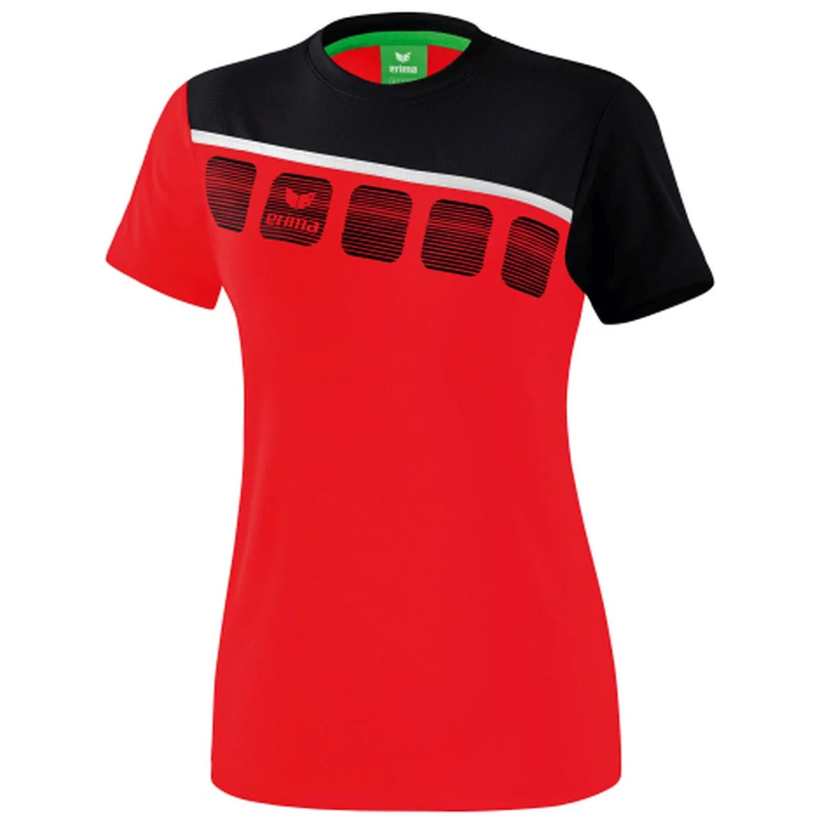 Erima 5-C Damen T-Shirt, rot 38