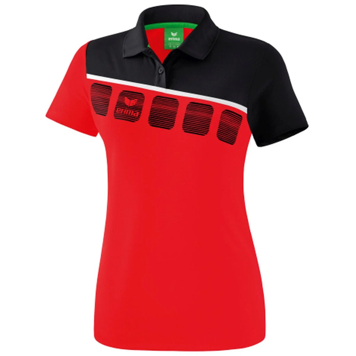 Erima 5-C Damen Poloshirt, rot 42