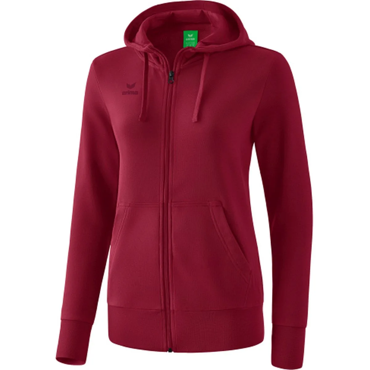Kapuzensweatjacke Damen Kapuzensweater, rot 34