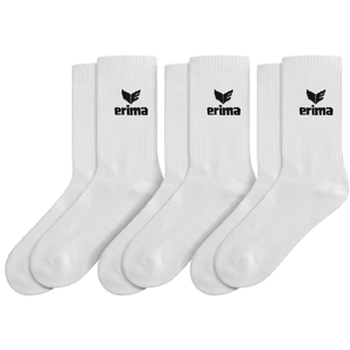 Erima Sport 3er-Pack Socken, weiß 4062075296487