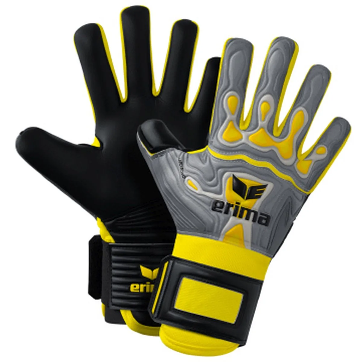 Erima Flex-Ray Hardground Torwarthandschuhe, grau