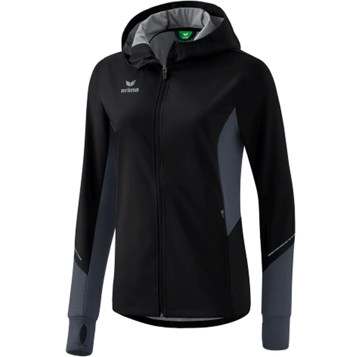 Racing Running Damen Funktionsjacke, schwarz 44