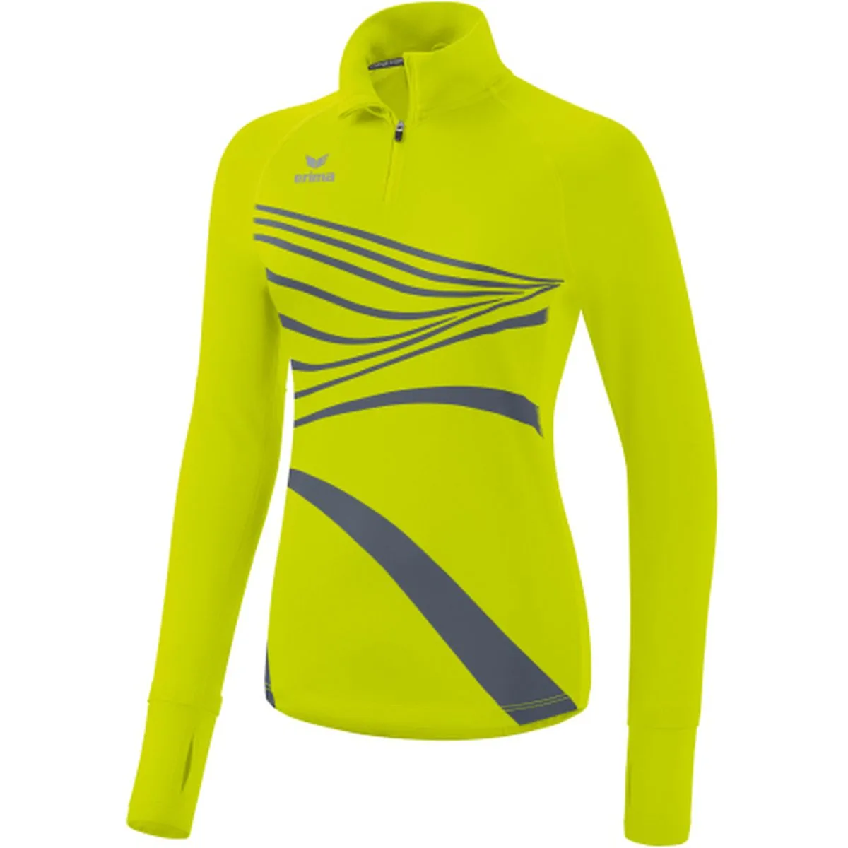 Racing Damen Rollkragenpullover, gelb 40