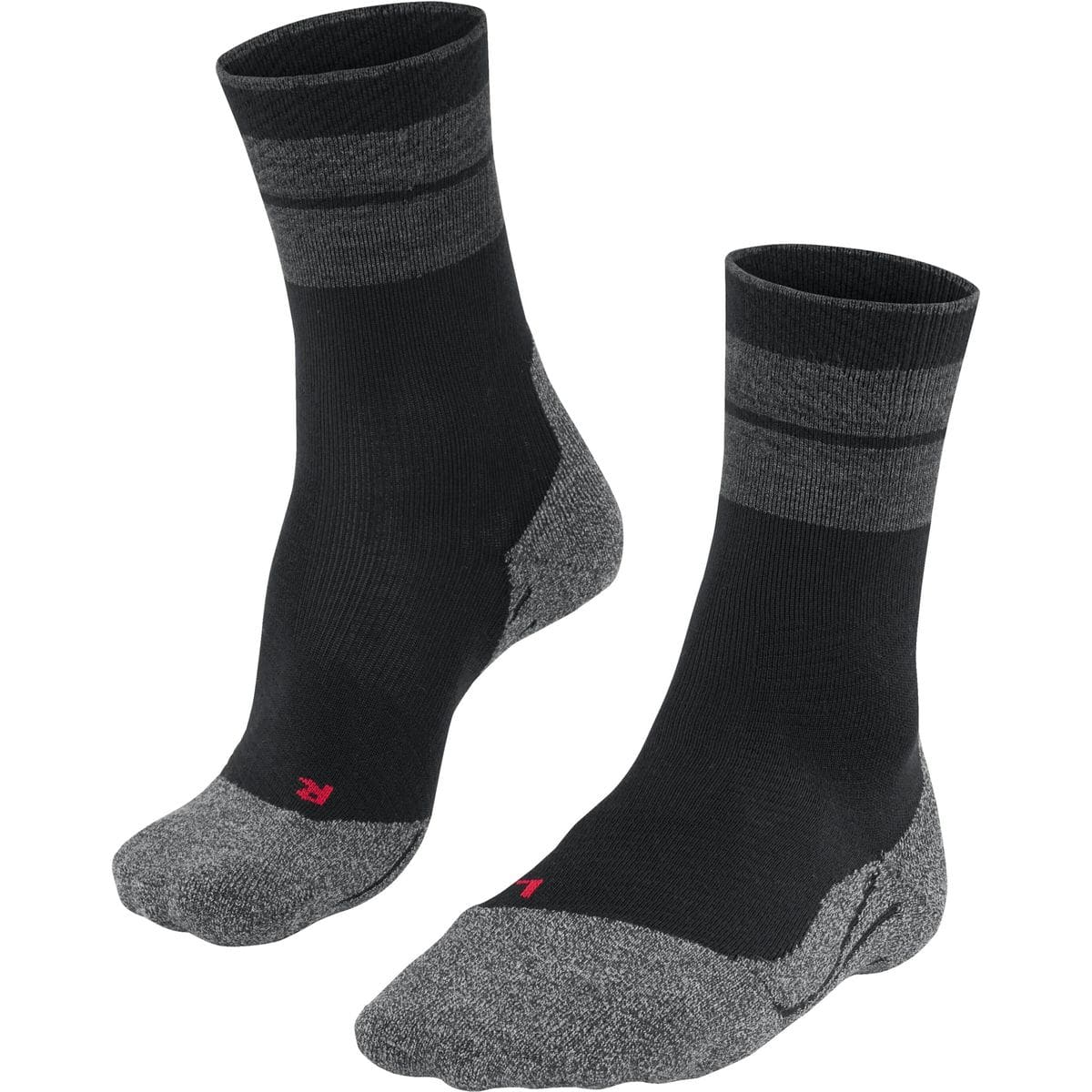 Trekking Stabilizing Herren Socken, schwarz 42-43