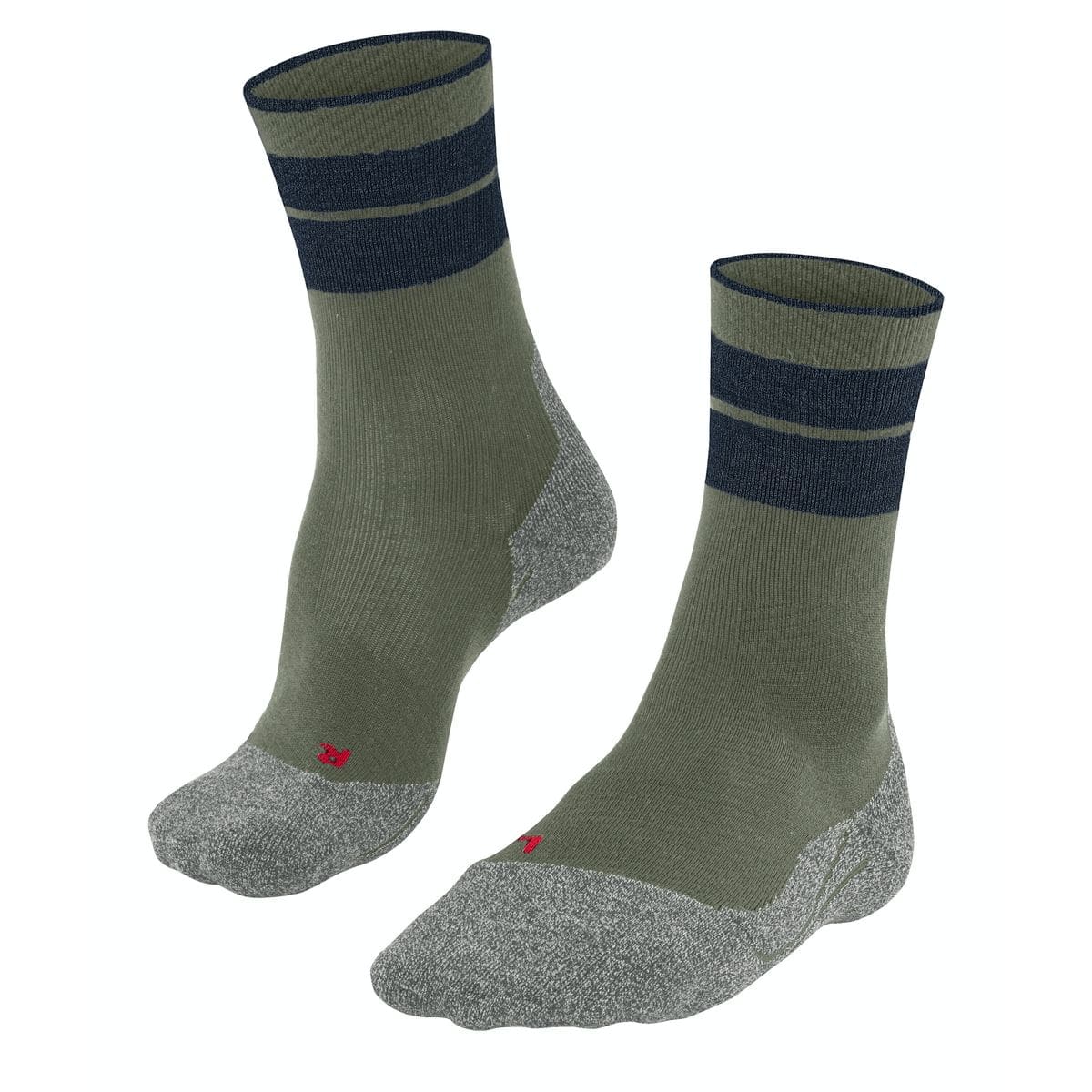 Trekking Stabilizing Herren Socken, grün 46-48