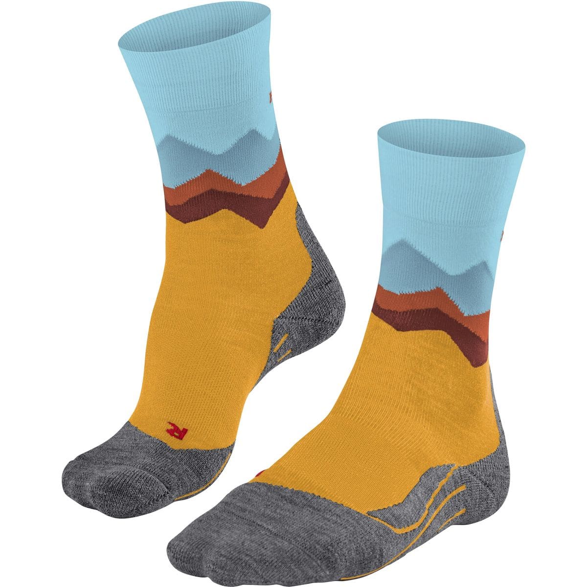 Trekking 2 Explore Damen Socken, gelb 41-42