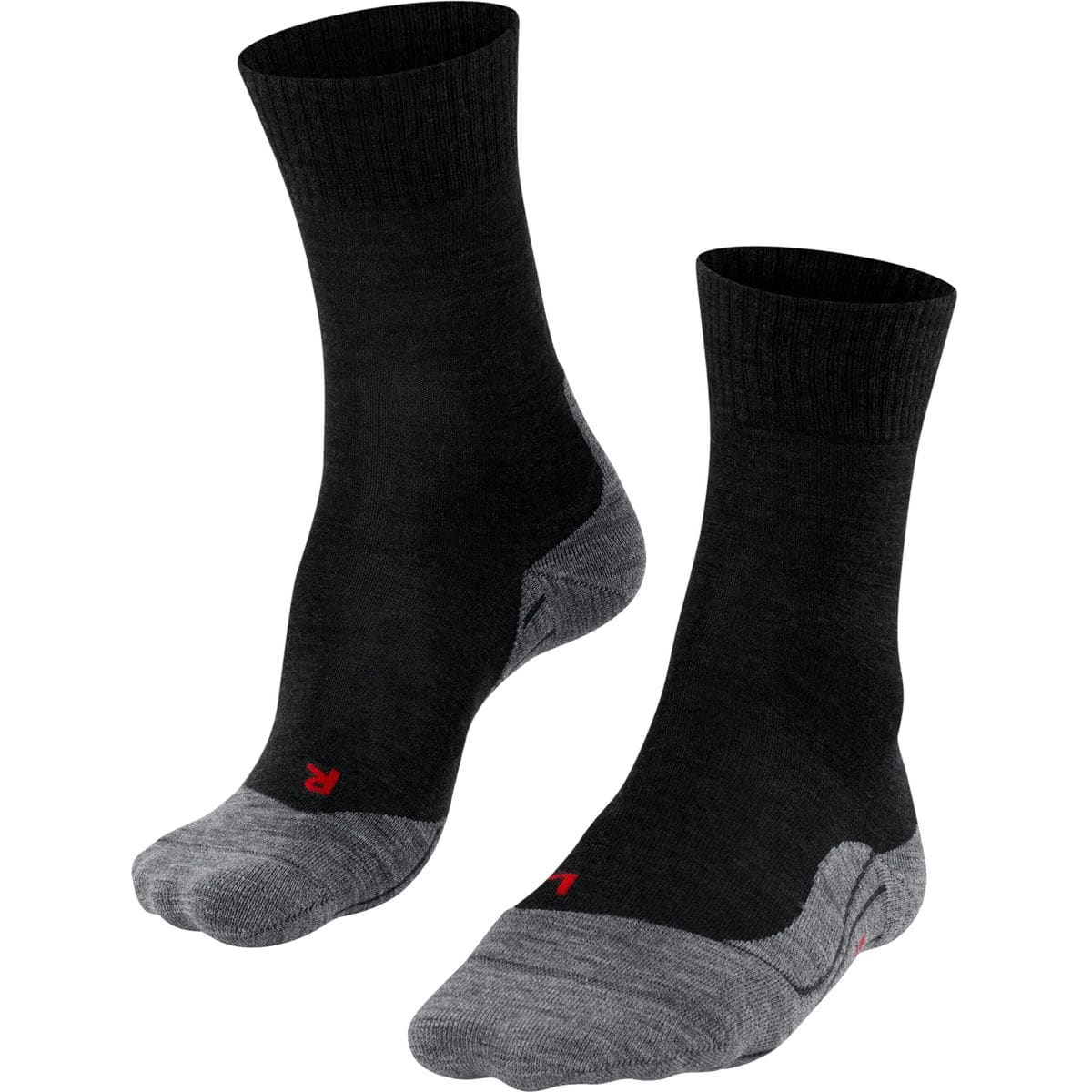 Trekking 5 Wander Herren Socken, schwarz 46-48